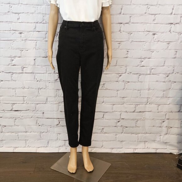 J. CREW - Classic high rise toothpick style black jeans - Picture 3 of 11